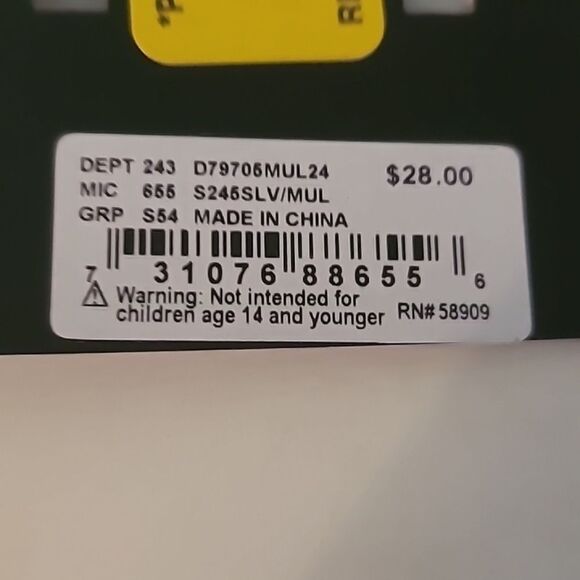 Multicolor Sterling Silver Earrings - Picture 4 of 4